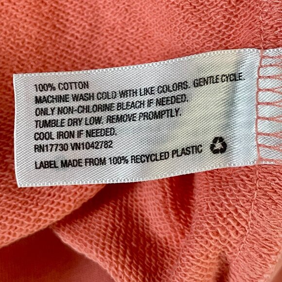 Universal Thread Good Co. Coral Ruffle sweatshirt Size M - Picture 8 of 9